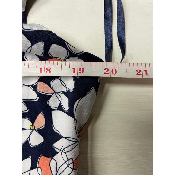 Perceptions Floral Midi Dress Cardigan 2-Piece Set Womens Large Romantic Flowy - Picture 13 of 16